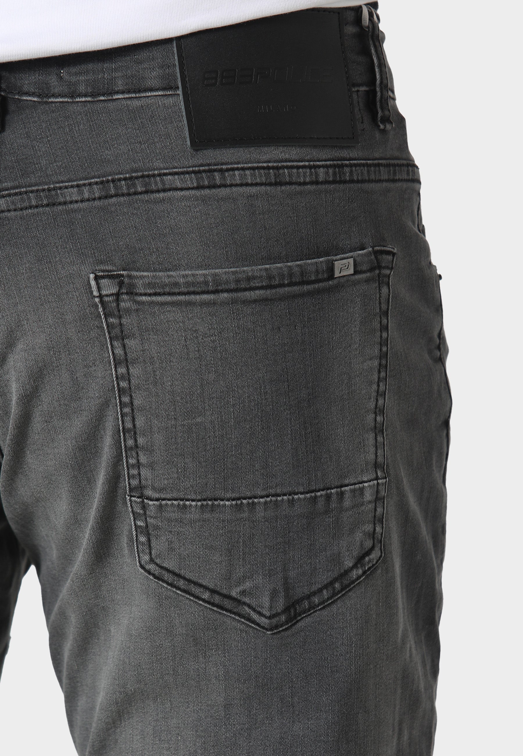 883 Police TODD 993 Mattia Regular Fit Grey Jeans